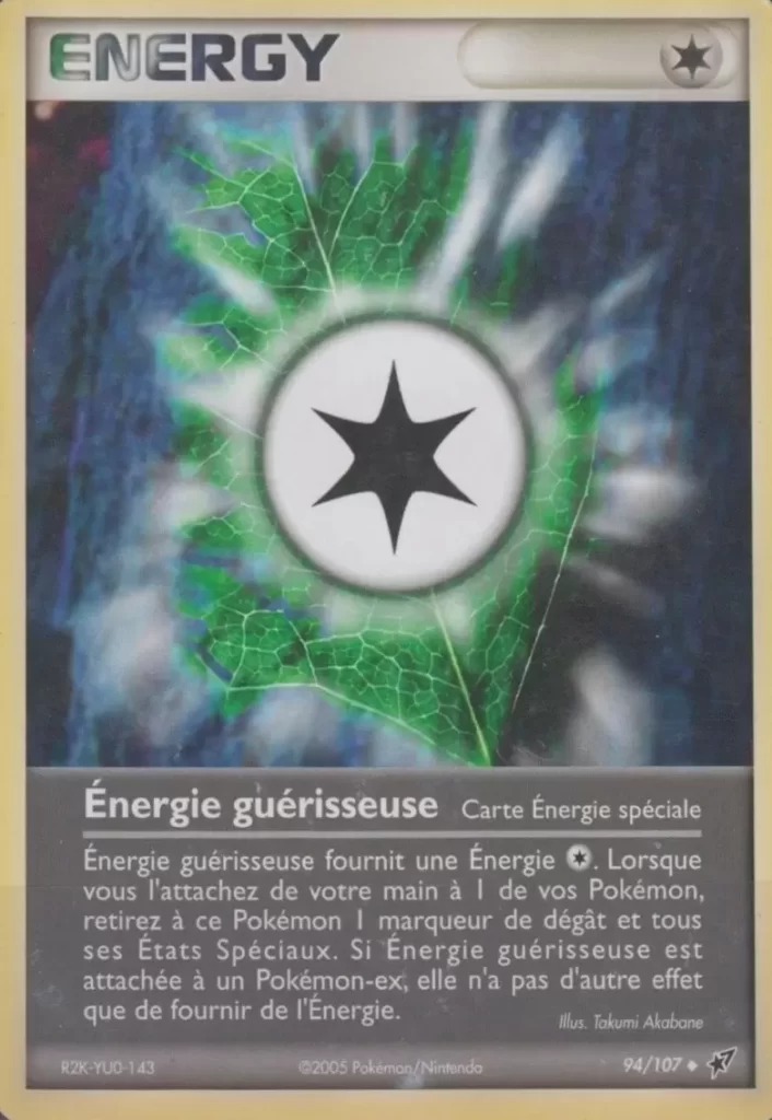 Énergie guérisseuse 94/107 EX Deoxys carte Pokemon