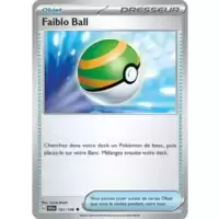 Faiblo Ball 181/198 Ecarlate et Violet carte Pokemon