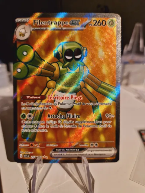 Filentrappe-ex 223/198 Ecarlate et Violet carte Pokemon