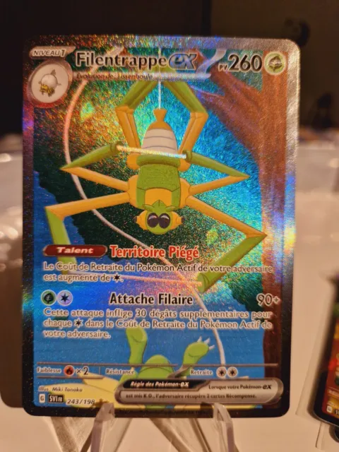 Filentrappe-ex 243/198 Ecarlate et Violet carte Pokemon