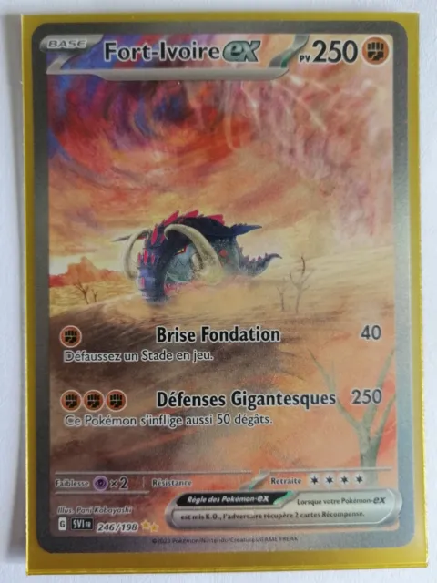 Fort-Ivoire-ex 246/198 Ecarlate et Violet carte Pokemon