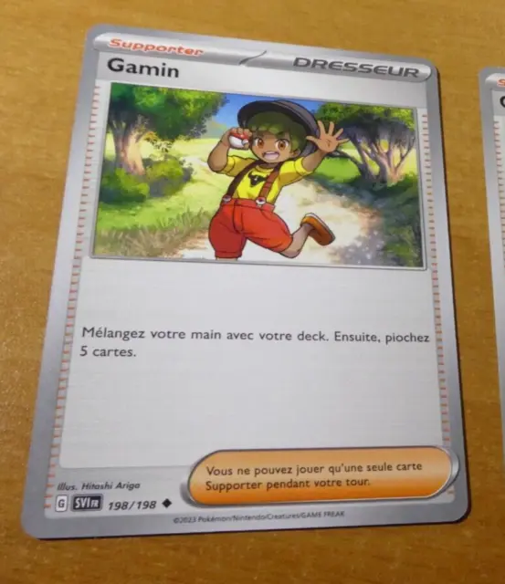 Gamin 198/198 Ecarlate et Violet carte Pokemon