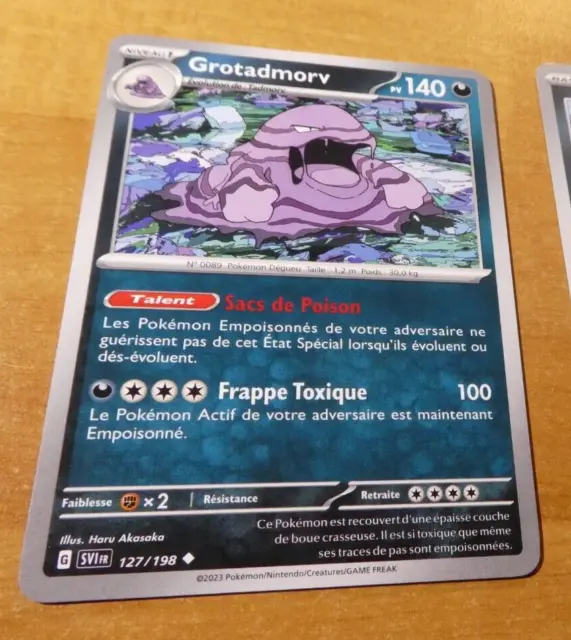 Grotadmorv 127/198 Ecarlate et Violet carte Pokemon