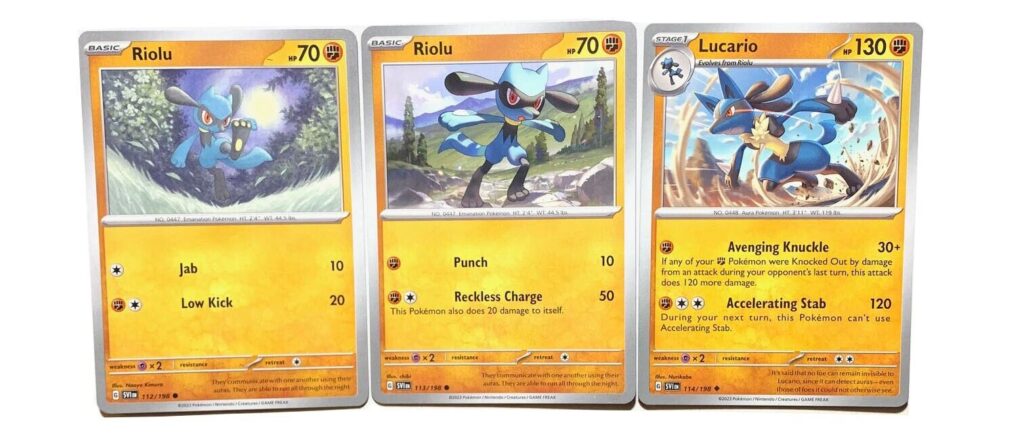 Lucario 114/198 Ecarlate et Violet carte Pokemon