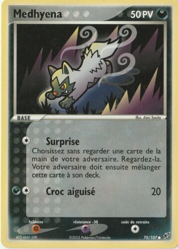 Medhyena 70/107 EX Deoxys carte Pokemon