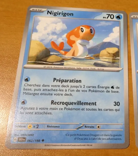 Nigirigon 062/198 Ecarlate et Violet carte Pokemon