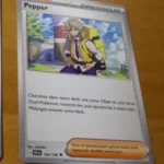 Pepper 166/198 Ecarlate et Violet carte Pokemon