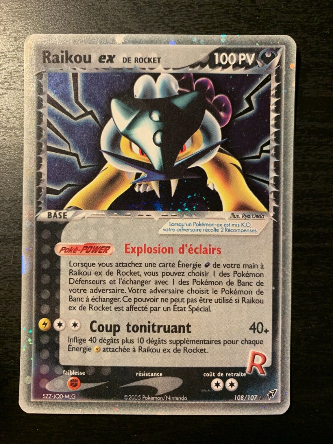 Raikou Ex De Rocket Ex Deoxys Carte Pokemon