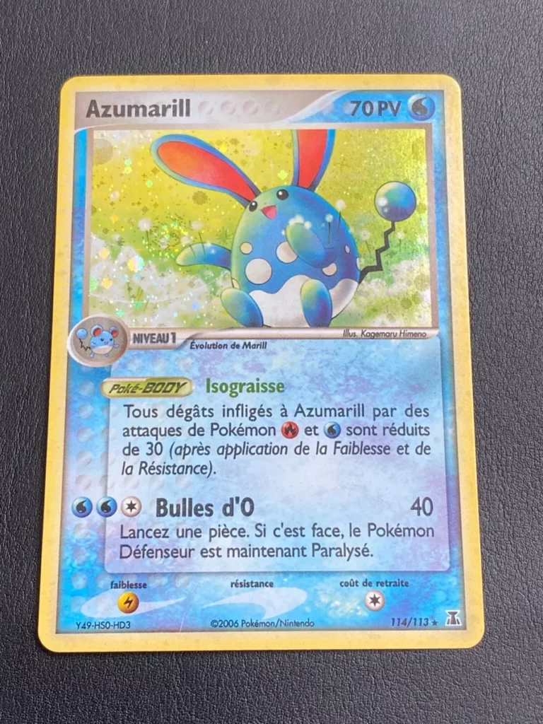 Azumarill 114/113 EX Espèces Delta carte Pokemon