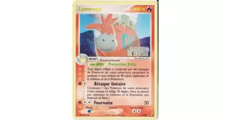 Camerupt 3/100 EX Gardiens de Cristal carte Pokemon