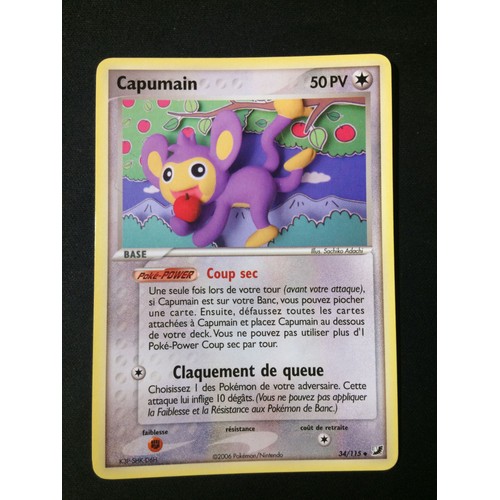 Capumain 34/115 EX Forces Cachées carte Pokemon