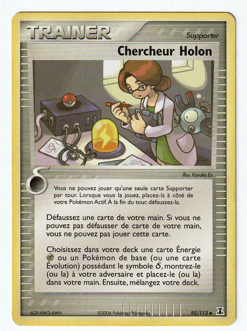 Chercheur Holon Ex Esp Ces Delta Carte Pokemon