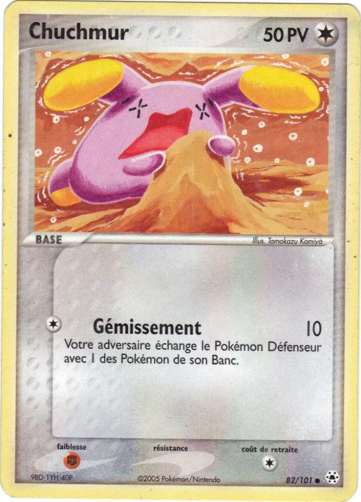 Chuchmur 82/101 EX Légendes Oubliées carte Pokemon