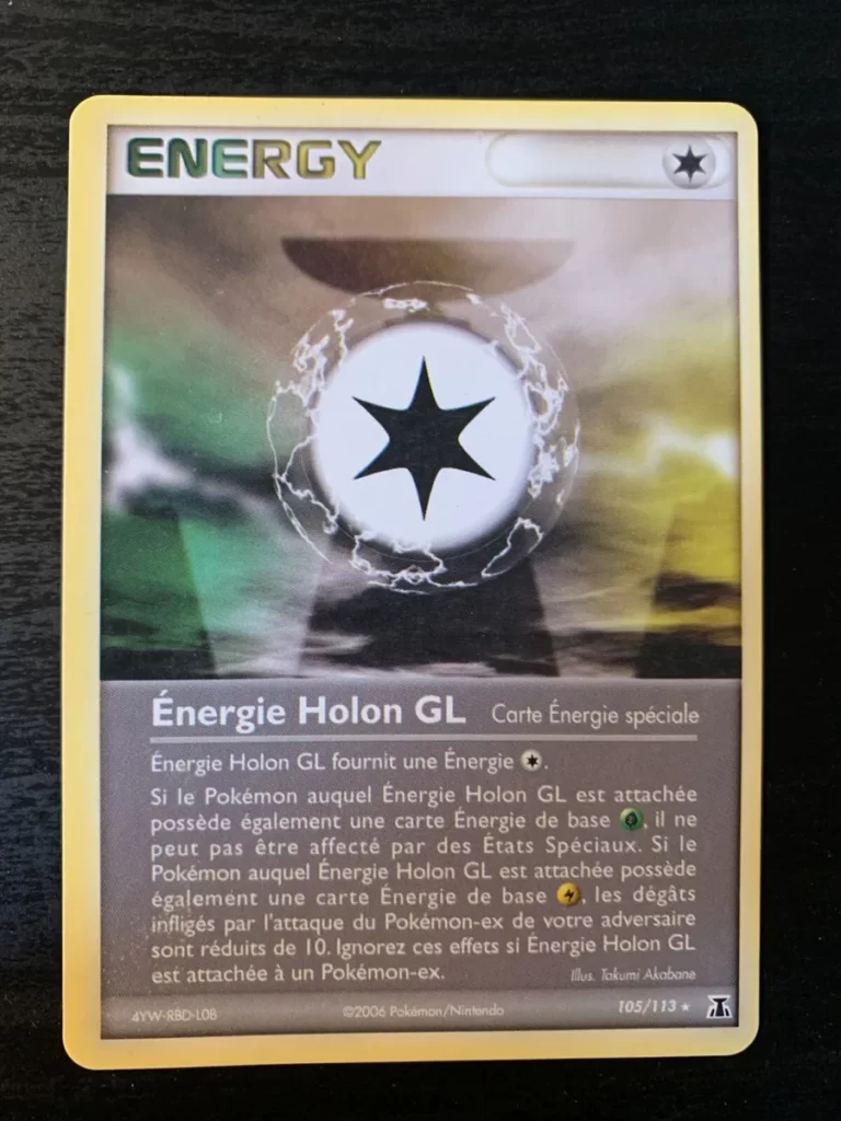 Énergie Holon GL 105/113 EX Espèces Delta carte Pokemon