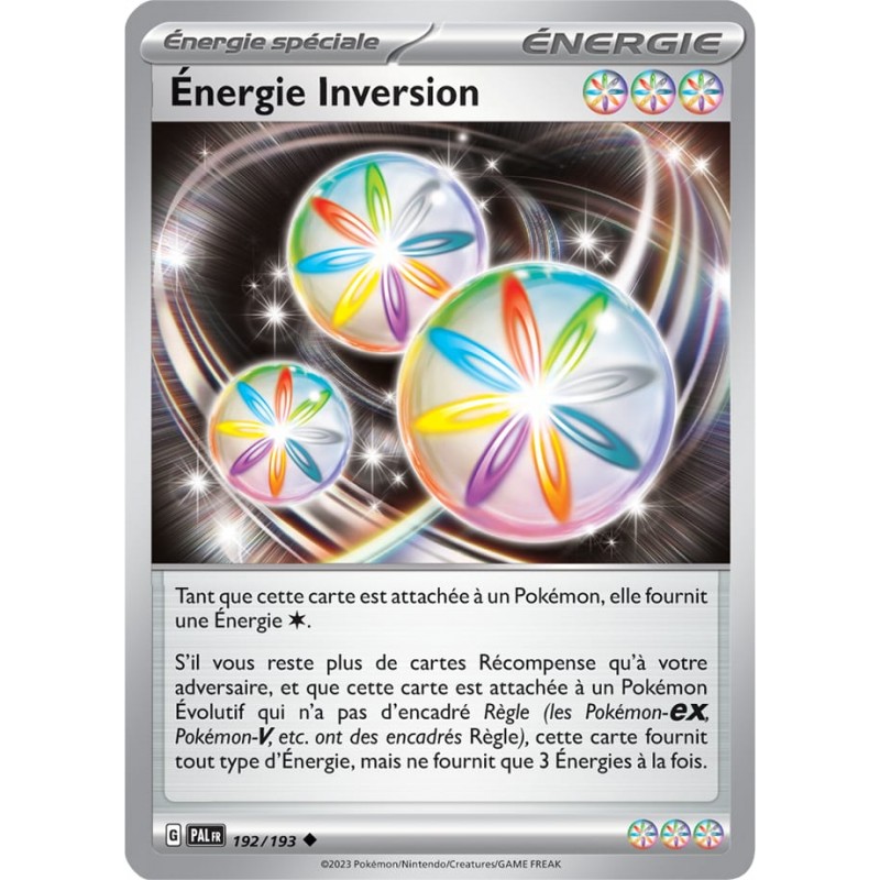 Énergie Inversion 192/193 Évolutions à Paldea carte Pokemon