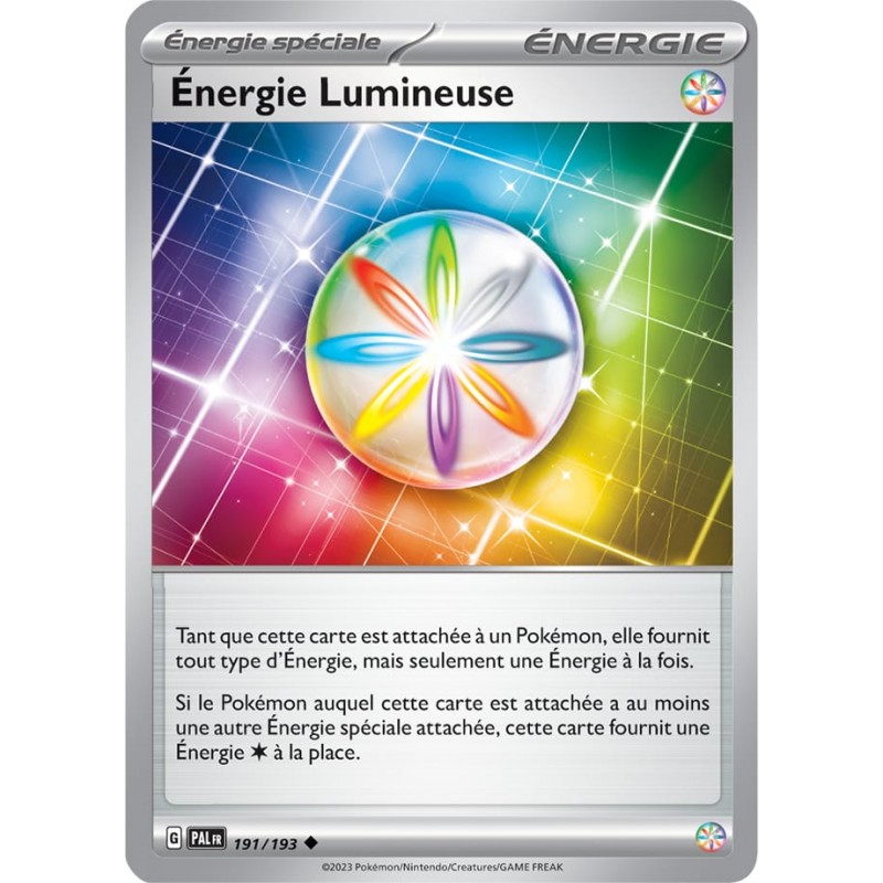 Énergie Lumineuse 191/193 Évolutions à Paldea carte Pokemon