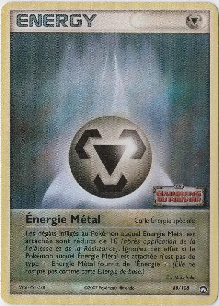 Énergie Métal 88/108 EX Gardiens du Pouvoir carte Pokemon