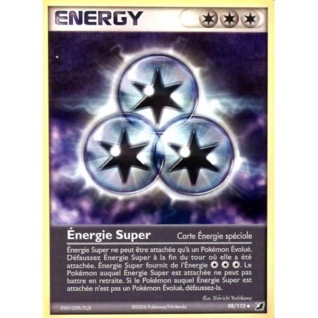 Énergie Super 98/115 EX Forces Cachées carte Pokemon