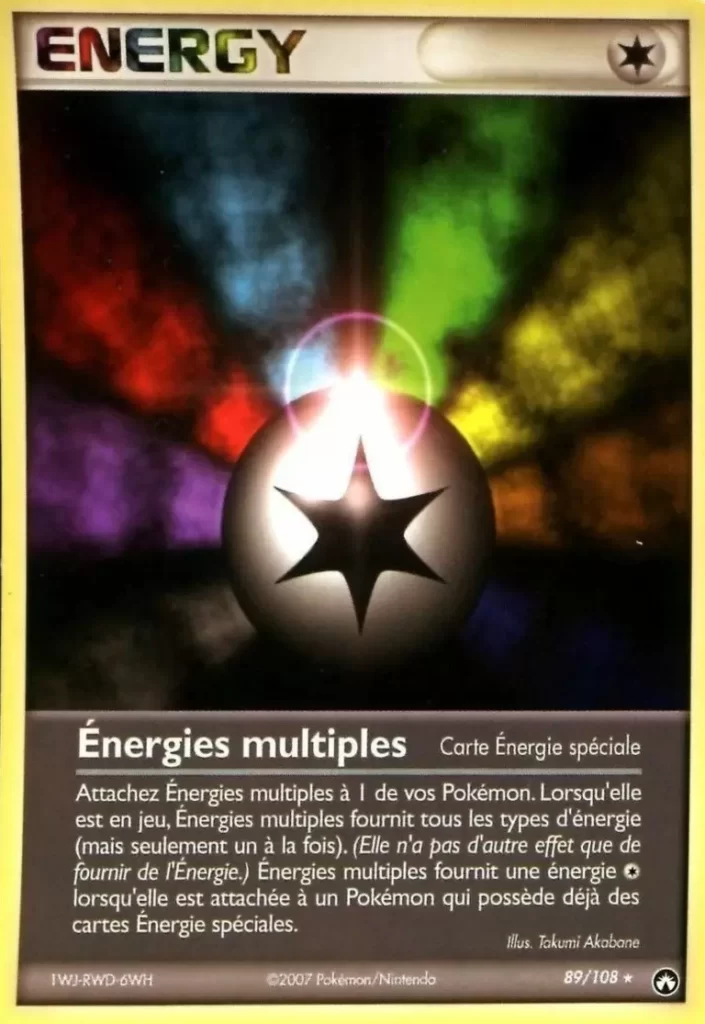 Énergies multiples 89/108 EX Gardiens du Pouvoir carte Pokemon