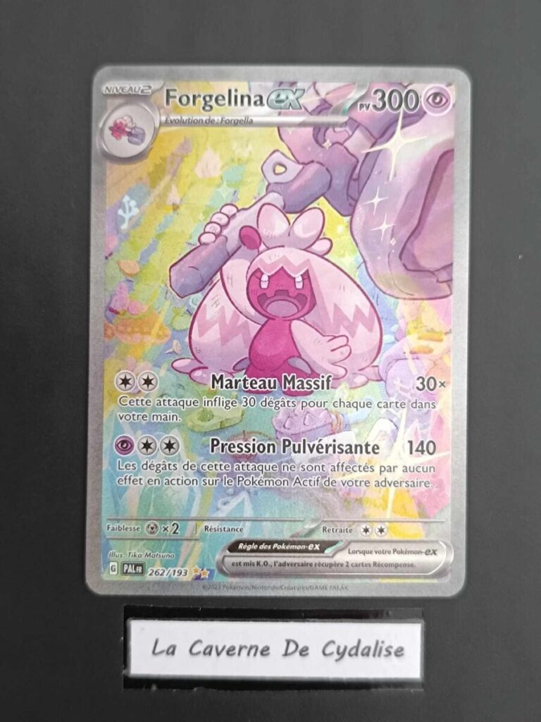 Forgelina ex 262/193 Évolutions à Paldea carte Pokemon