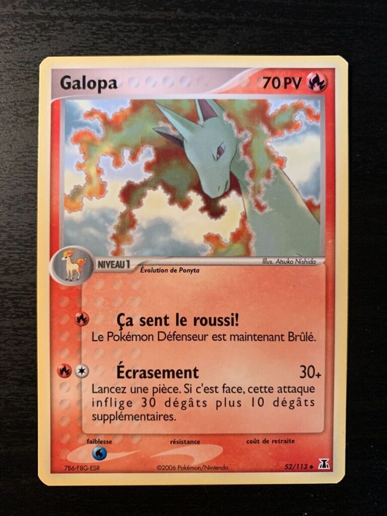 Galopa 52/113 EX Espèces Delta carte Pokemon