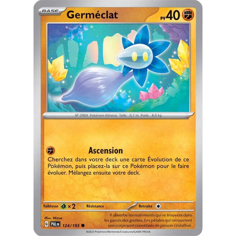 Germéclat 124/193 Évolutions à Paldea carte Pokemon