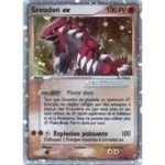 Groudon ex 93/100 EX Gardiens de Cristal carte Pokemon