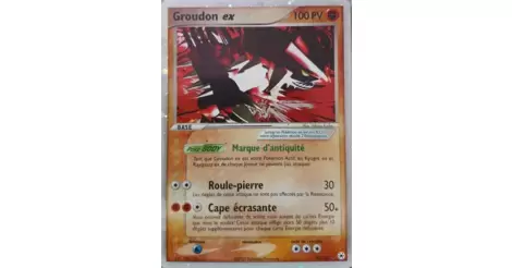 Groudon ex 93/101 EX Légendes Oubliées carte Pokemon