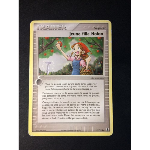 Jeune fille Holon 92/113 EX Espèces Delta carte Pokemon