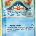 Krabby 54/100 EX Gardiens de Cristal carte Pokemon
