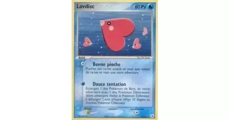 Lovdisc 40/101 EX Légendes Oubliées carte Pokemon