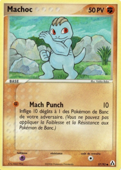 Machoc 57/92 EX Créateurs de légendes carte Pokemon