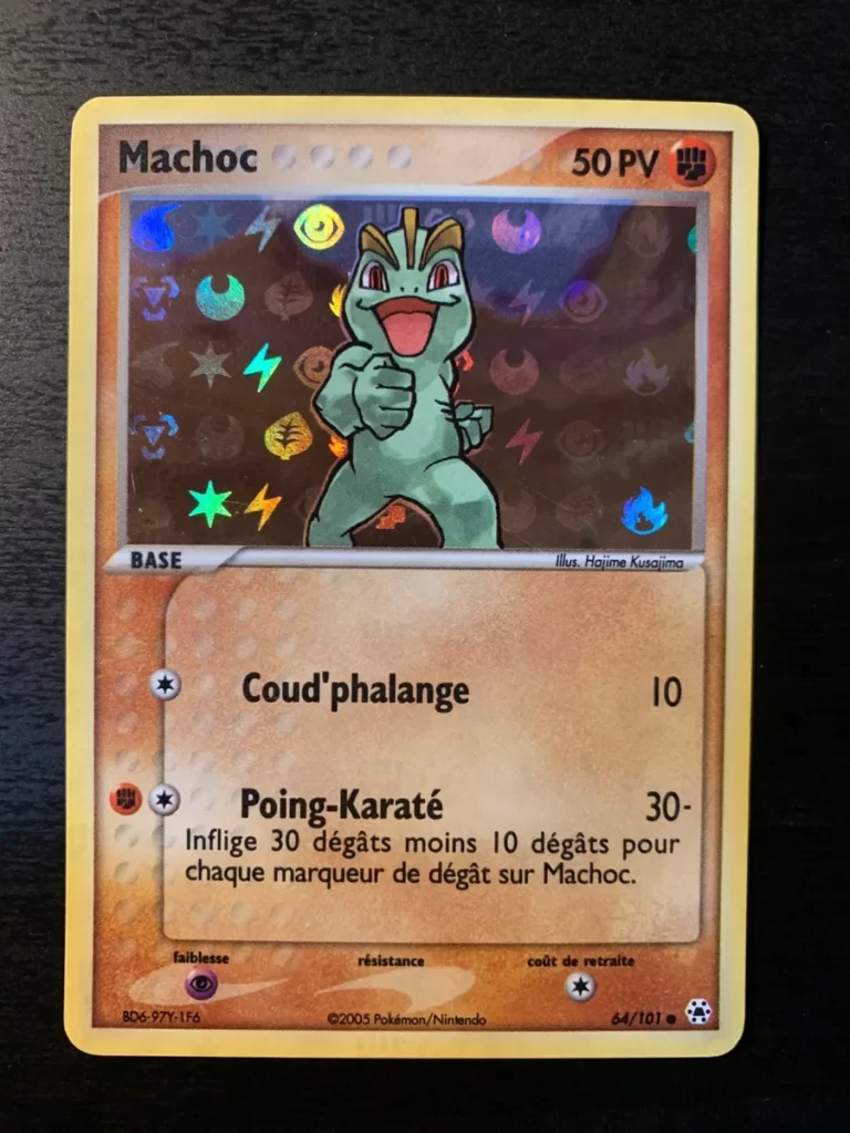 Machoc 64/101 EX Légendes Oubliées carte Pokemon