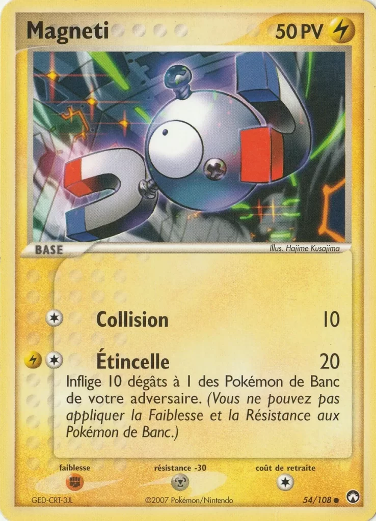 Magneti 54/108 EX Gardiens du Pouvoir carte Pokemon