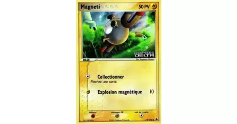 Magneti 74/113 EX Espèces Delta carte Pokemon