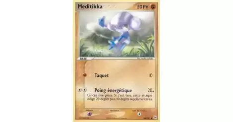 Meditikka 66/101 EX Légendes Oubliées carte Pokemon