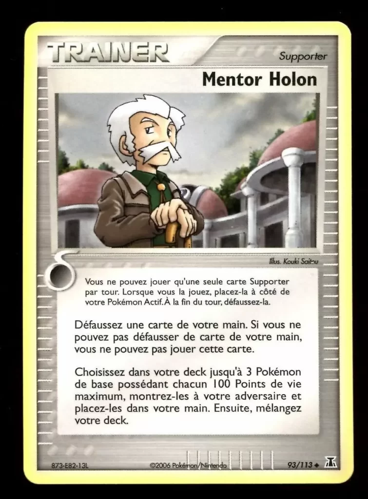 Mentor Holon 93/113 EX Espèces Delta carte Pokemon