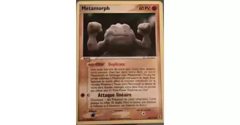 Metamorph 62/113 EX Espèces Delta carte Pokemon