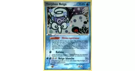 Morpheo Neige 25/101 EX Légendes Oubliées carte Pokemon