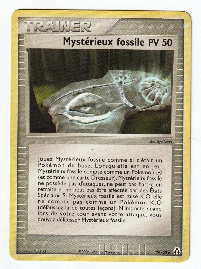 Mystérieux fossile 79/92 EX Créateurs de légendes carte Pokemon