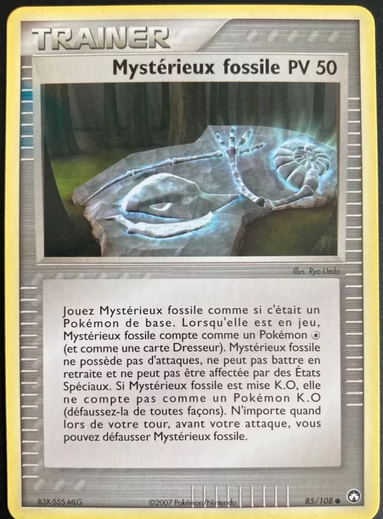 Mystérieux fossile 85/108 EX Gardiens du Pouvoir carte Pokemon