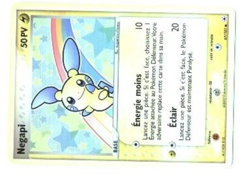 Negapi 67/101 EX Légendes Oubliées carte Pokemon