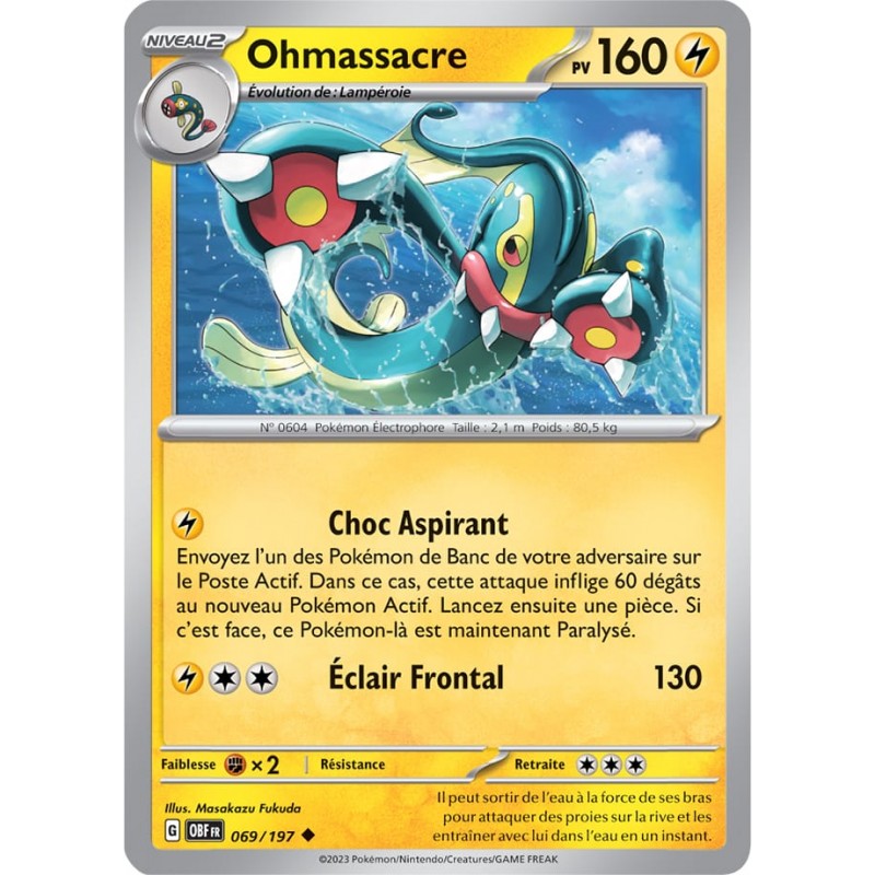 Cartes Pokémon Flammes Obsidiennes : Toutes les cartes de la série