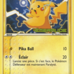 Pikachu 60/106 EX Emeraude carte Pokemon