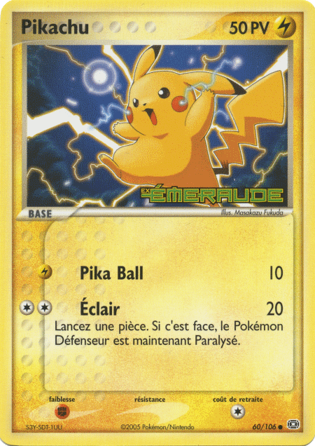 Cartes Pokémon EX Emeraude : Toutes les cartes de la série