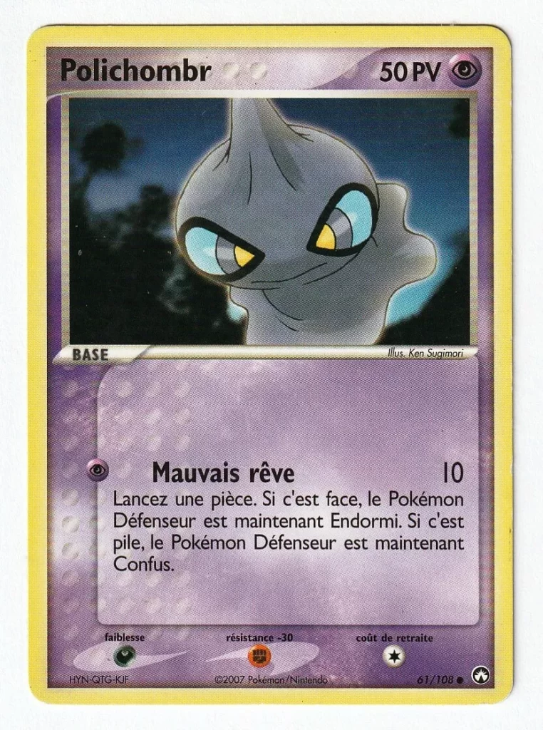 Polichombr 61/108 EX Gardiens du Pouvoir carte Pokemon