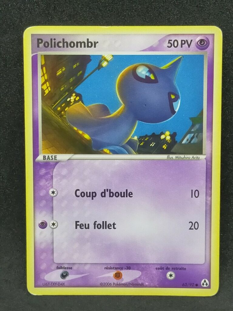 Polichombr 63/92 EX Créateurs de légendes carte Pokemon