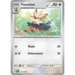 Ponchien 171/197 Flammes Obsidiennes carte Pokemon