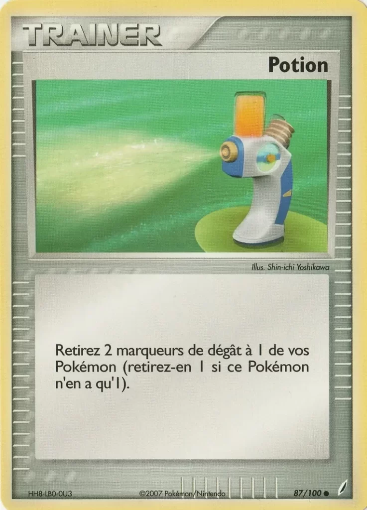 Potion 87/100 EX Gardiens de Cristal carte Pokemon