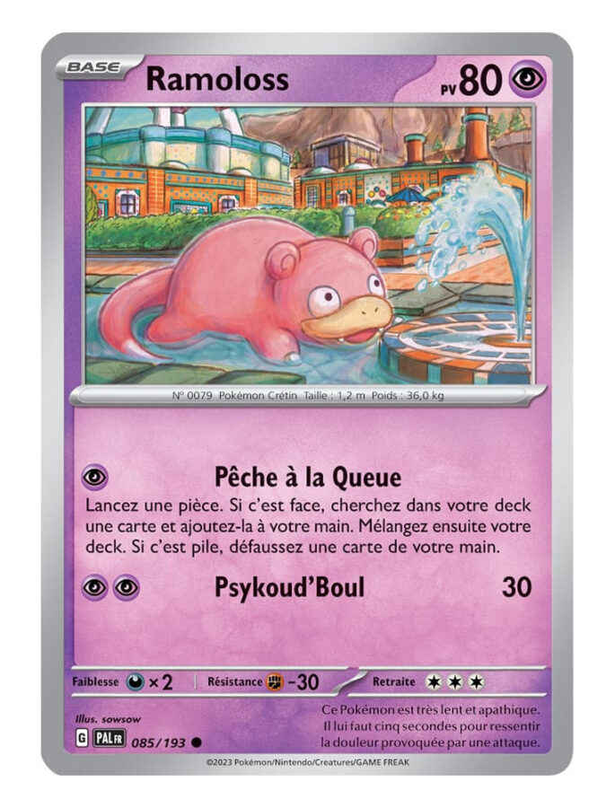 Ramoloss 085/193 Évolutions à Paldea carte Pokemon